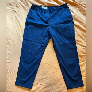 Wildfang Navy Ace Cropped Trouser Size 12